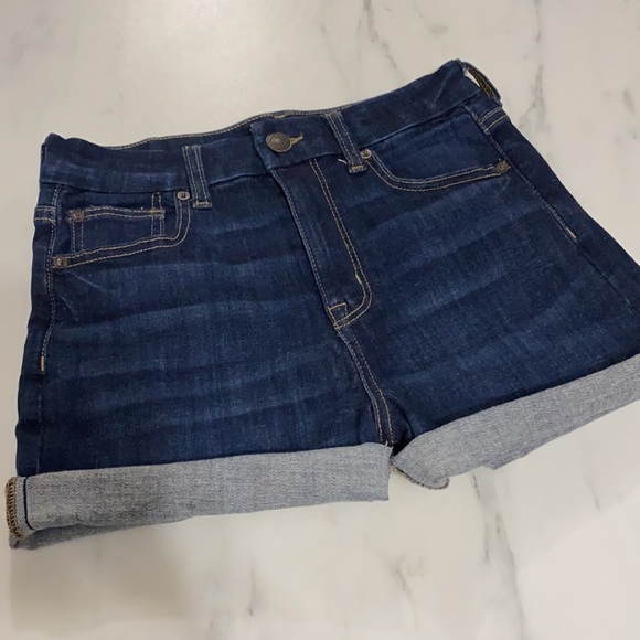 American Eagle Next Level Stretch Blue Jean Shorts - Picture 5 of 10